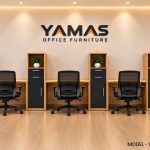 Workstation WS 16 Modular with Storage Cabinets For 3 persons