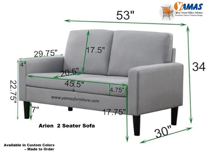 Office Sofa Arien 2 Seater E