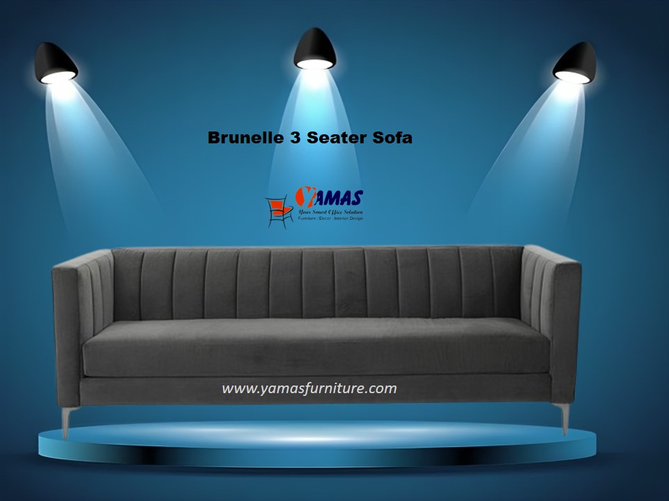 Office Sofa Brunelle 3 Seater B