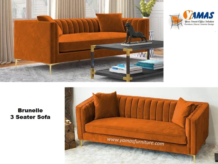 Office Sofa Brunelle 3 Seater C