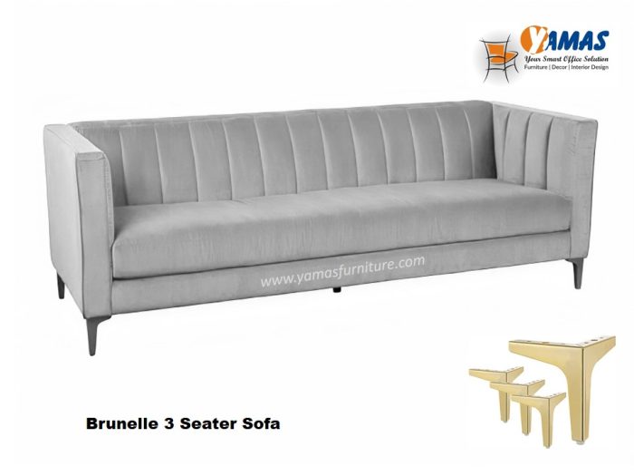 Office Sofa Brunelle 3 Seater E