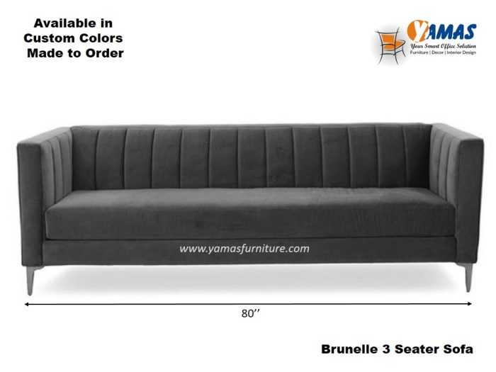 Office Sofa Brunelle 3 Seater G