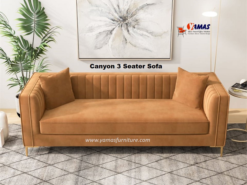 Office Sofa Canyon 3 Seater Sofa B