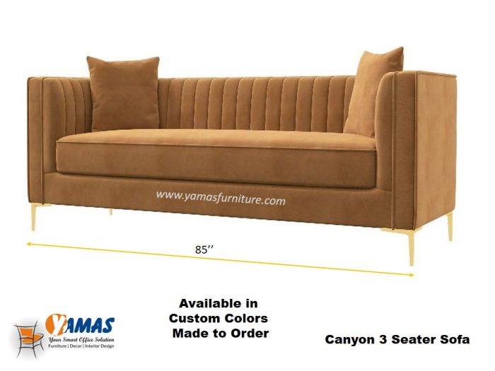 Office Sofa Canyon 3 Seater Sofa E