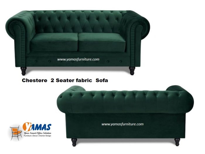 Office Sofa Chestere 2 Seater Fabric C