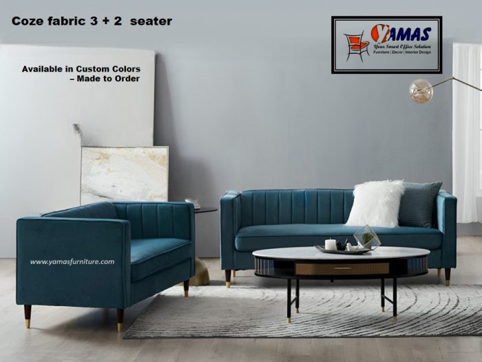 Office Sofa Coze Fabric 2 Seater E