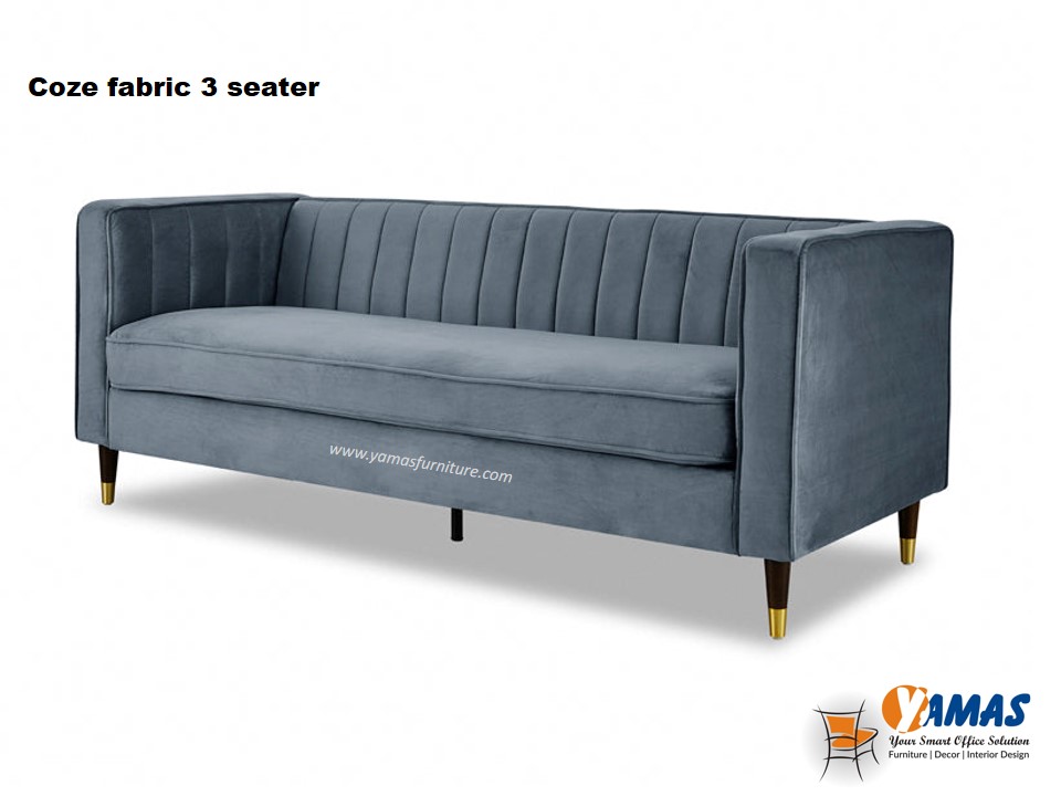 Office Sofa Coze Fabric 3 Seater A