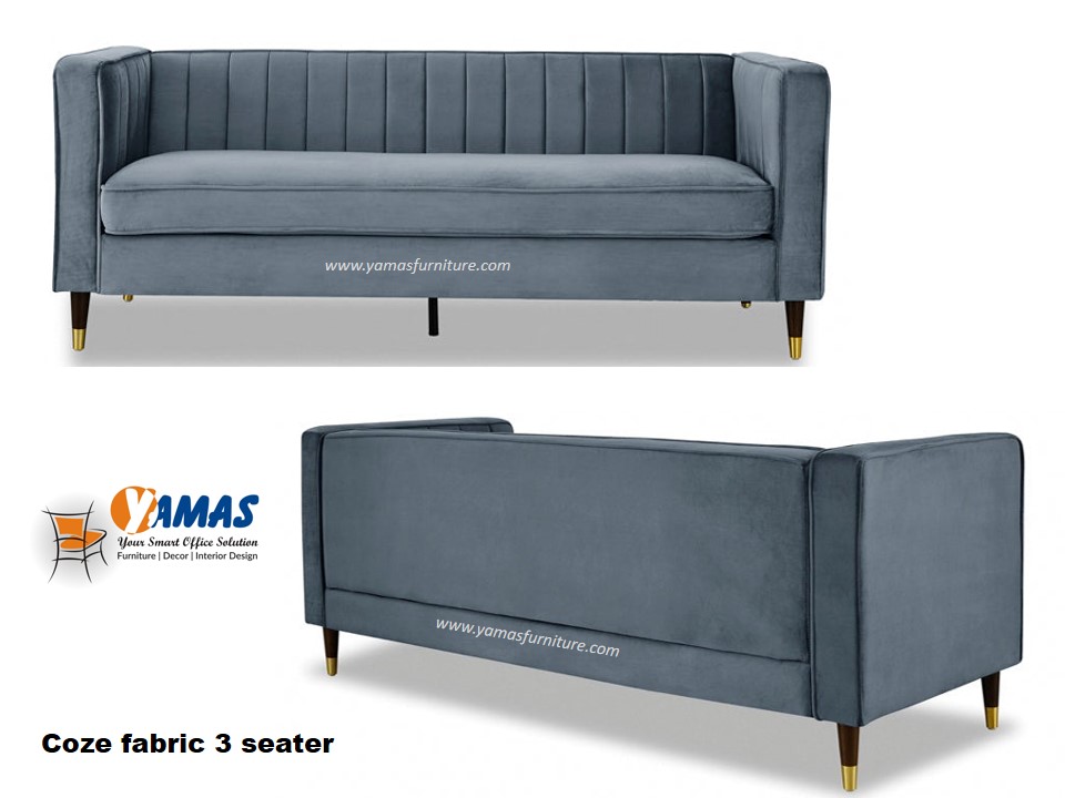 Office Sofa Coze Fabric 3 Seater B