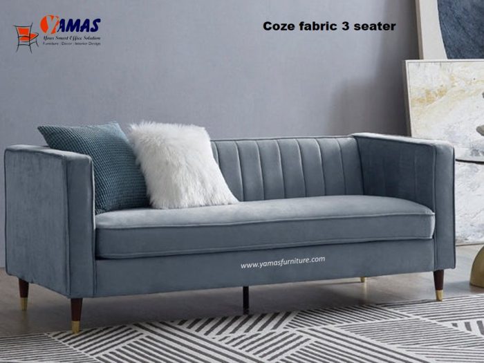 Office Sofa Coze Fabric 3 Seater D