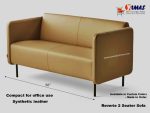Office Sofa Reverie 2 Seater D