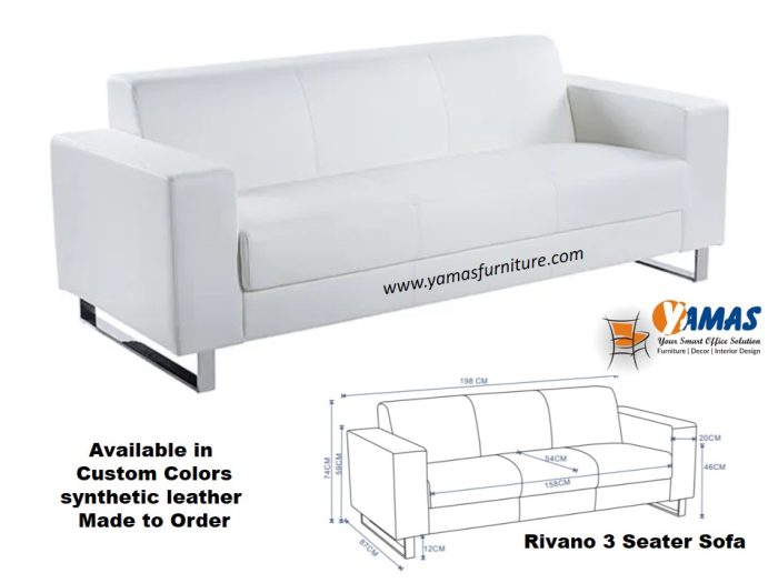 Office Sofa Rivano 3 Seater C