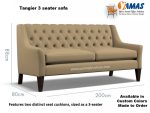 Office Sofa Tangier 3 Seater E