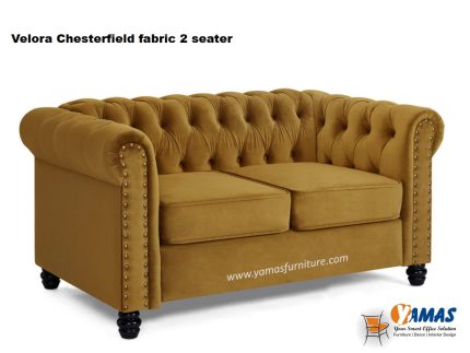 Office Sofa Velora Chesterfield Fabric 2 Seater A