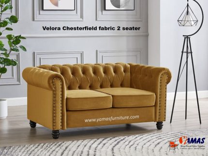 Office Sofa Velora Chesterfield Fabric 2 Seater B