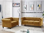 Office Sofa Velora Chesterfield Fabric 2 Seater C