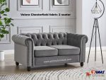 Office Sofa Velora Chesterfield Fabric 2 Seater D
