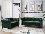 Office Sofa Velora Chesterfield Fabric 2 Seater F