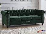 Office Sofa Velora Chesterfield Fabric 3 Seater C
