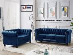 Office Sofa Velora Chesterfield Fabric 3 Seater F