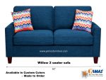 Office Sofa Willow 2 Seater D