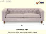 Office Sofa Zeyo 3 Seater D