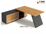Office Table ET-22 (Tapered Modern Manager Table) - Image 2