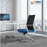 1 Mavore blue Revolving Chair