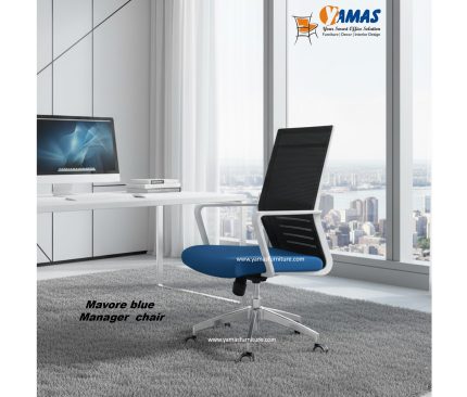 1 Mavore blue Revolving Chair