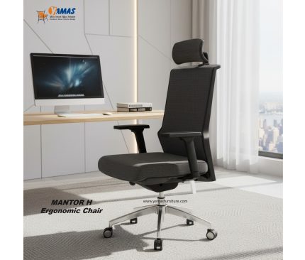 Mantor H BK Revolving chair black