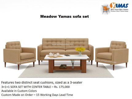 Office Sofa Set H MEADOW (5 SEATER)