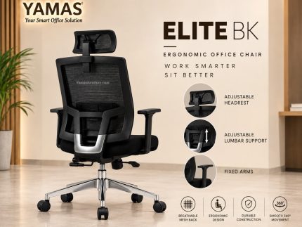 Executive Chair ELITE H BK Ergonomic Chair (2)