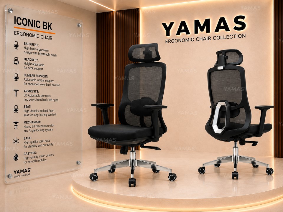 Executive Chair ICONIC BK Ergonomic Chair Executive Chair ICONIC BK Ergonomic Chair