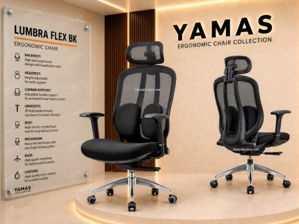 Executive Chair LUMBRA FLEX BK Ergonomic Chair