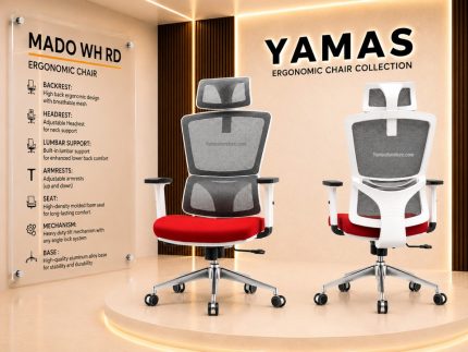Executive Chair MODO WH RED Ergonomic Chair