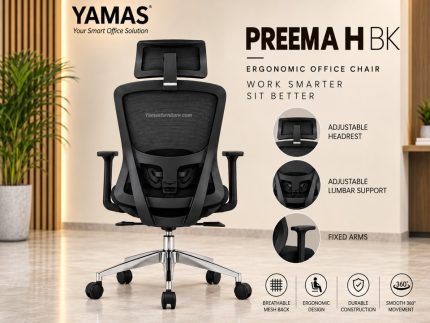 Executive Chair PREEMA H BK Ergonomic Chair (2)
