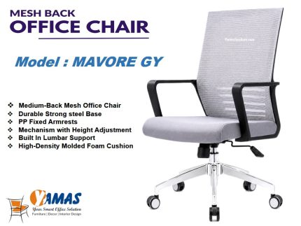 MAVORE BK GY Staff Chairs (2)