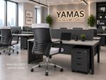 MAVORE BK GY Staff Chairs (3)