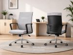 MAVORE BK GY Staff Chairs (4)