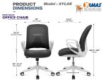 SYLOX WBK Staff Chairs (4)