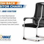 Visitor Chair Mesh Back Irri Black