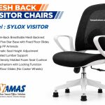 Visitor Chair Mesh Back Sylox White