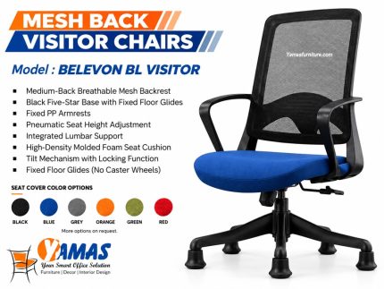 Visitor Chair Mesh Back Belevon BL